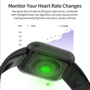 Smartwatch L18 Μαύρο με Παλμογράφο και Power Bank 20000 mAh με 3 Θύρες USB Μαύρο 5 d20 smartwatch 2