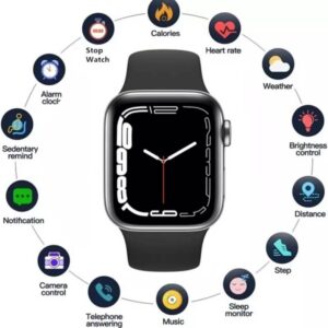 Smartwatch i9 Pro Max με Ελληνικό Μενού, Παλμογράφο, Μαύρο 3 Smarti8BlackF95cBlack4