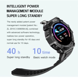 Smartwatch FD68 με Παλμογράφο, Πράσινο 7 FD68BLACK3