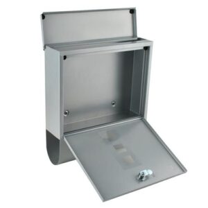 Γραμματοκιβώτιο Εξωτερικού Χώρου Inox Malatec σε Ασημί Χρώμα 30.7x10x34cm 3 eng pl Mailbox 8510 7