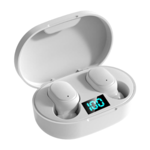 Ασύρματα Ακουστικά Bluetooth TWS E6S In-ear Bluetooth Handsfree με Θήκη Φόρτισης Λευκά