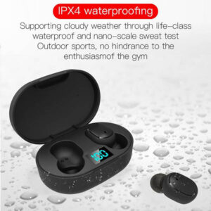 Ασύρματα Ακουστικά Bluetooth TWS E6S In-ear Bluetooth Handsfree με Θήκη Φόρτισης Λευκά 8 e6sblack600