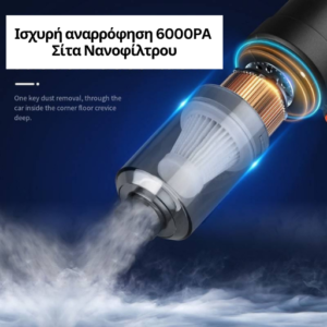 Ηλεκτρικό Σκουπάκι χειρός και Φυσητήρας, 2 σε 1, YT-M2037, Μαύρο 4 7