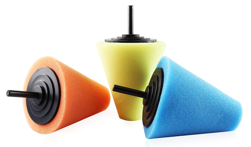 AMIO σετ κωνικά σφουγγάρια γυαλίσματος ζαντών 02518 AMIO σετ κωνικά σφουγγάρια γυαλίσματος ζαντών 02518