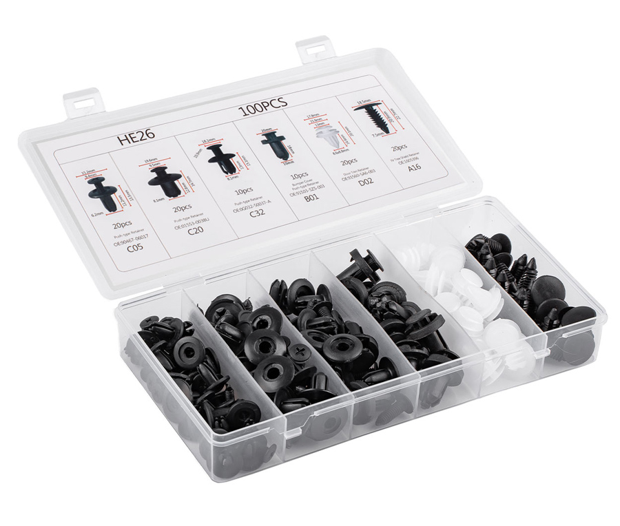 AMIO σετ κλιπ αυτοκινήτου 02830 AMIO σετ κλιπ αυτοκινήτου 02830