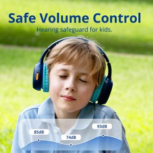 TRONSMART headphones για παιδιά KH02, ασύρματα & ενσύρματα, μπλε 2 ασύρματα & ενσύρματα