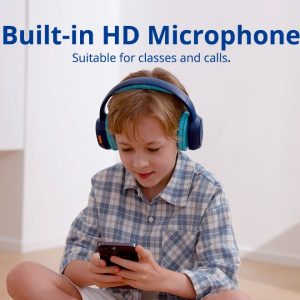 TRONSMART headphones για παιδιά KH02, ασύρματα & ενσύρματα, μπλε 4 1078349 2