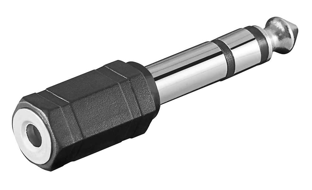 GOOBAY αντάπτορας ήχου 6.35mm σε 3.5mm 11100 GOOBAY αντάπτορας ήχου 6.35mm σε 3.5mm 11100