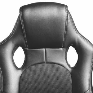 BRATECK Καρέκλα γραφείου, ρυθμιζόμενη, με υποβραχιόνια, Μαύρη 3 11CPU001 2