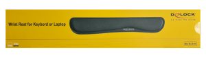 DELOCK στήριγμα καρπού για πληκτρολόγιο/laptop 12558, 20x85x465mm, μαύρο 3 μαύρο