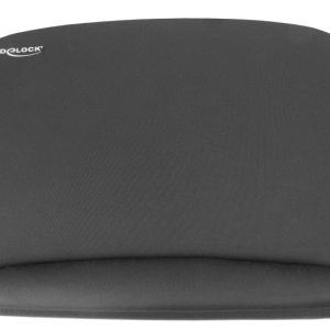 DELOCK mousepad για laptop με στήριγμα καρπού 12601, 320x420mm, μαύρο 3 μαύρο