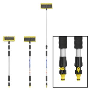 PROPLUS βούρτσα πλυσίματος 150681, τηλεσκοπική έως 1.8m, κίτρινη/μαύρη 4 150681 3