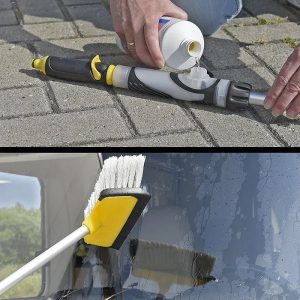 PROPLUS βούρτσα πλυσίματος 150689, τηλεσκοπική έως 1.5m, κίτρινη 3 κίτρινη