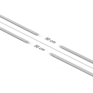 DELOCK μεταλλικός σφιγκτήρας καλωδίων 18770, 500x4.6mm, 10τμχ