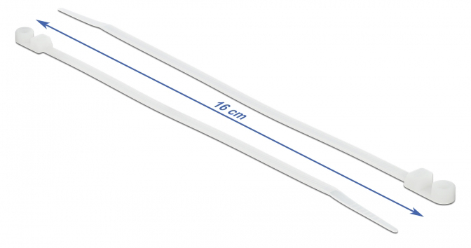 DELOCK Δεματικά καλωδίων 18944 με οπή στερέωσης DELOCK Δεματικά καλωδίων 18944 με οπή στερέωσης