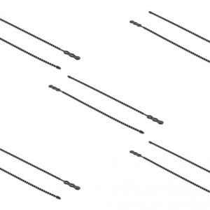 DELOCK reusable δεματικά καλωδίων 18967, 310x4.5mm, μαύρα, 10τμχ 3 μαύρα