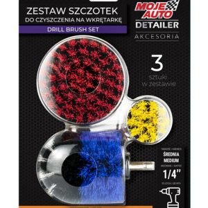 MOJE AUTO σετ βούρτσες καθαρισμού 19-628 για δράπανο, 3τμχ 3 19 628 2