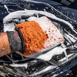 MOJE AUTO γάντι καθαρισμού αυτοκινήτου 19-629, 20x27cm, πορτοκαλί 2 20x27cm