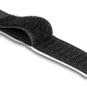 DELOCK αυτοκόλλητα δεματικά καλωδίων 19098, τύπου Velcro, μαύρο, 10τμχ 3 μαύρο