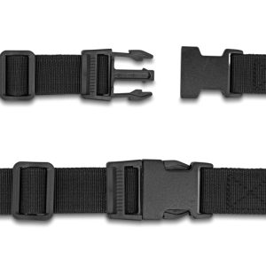 DELOCK ιμάντας βαλίτσας αποσκευών 19109, ρυθμιζόμενος, 1.5m, μαύρος 2τμχ 2 ρυθμιζόμενος