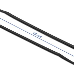 DELOCK Δεματικά καλωδίων 19187, 150x3.6mm, μαύρα, 100τμχ 3 μαύρα
