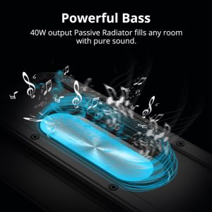 TRONSMART φορητό ηχείο Element Force+ 40W, Bluetooth/NFC, 6600mAh, μαύρο 4 μαύρο