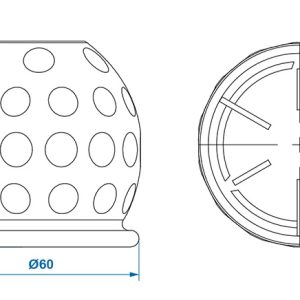 PROPLUS κάλυμμα μπίλιας κοτσαδόρου 344167, κόκκινο 3 344167 2