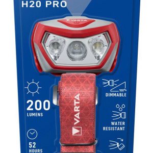 VARTA LED φακός κεφαλής Outdoor Sports H20 Pro, 200lm, IPX4, κόκκινος 2 200lm
