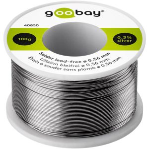 GOOBAY σύρμα συγκόλλησης 40850 Φ0.56mm, χωρίς μόλυβδο, 100γρ, 1τμχ 1 GOOBAY σύρμα συγκόλλησης 40850 Φ0.56mm