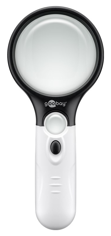 GOOBAY μεγεθυντικός φακός χειρός 41255 με φωτισμό LED GOOBAY μεγεθυντικός φακός χειρός 41255 με φωτισμό LED