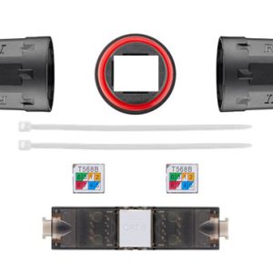 GOOBAY σύνδεσμος καλωδίων CAT 6 44415, UTP, αδιάβροχος, toolfree 3 αδιάβροχος