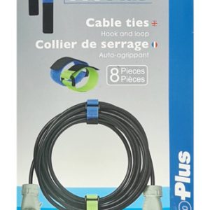 PROPLUS ιμάντες τύπου velcro 480052, 19x2cm, μπλε & πράσινο, 8τμχ 4 8τμχ