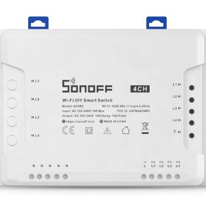 SONOFF Smart Διακόπτης WiFi 4CH R3, 4 θέσεων, 16A, λευκός 2 4 θέσεων