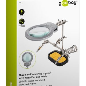 GOOBAY μεγεθυντικός φακός 51226 με clips συγκράτησης, 2x, LED φωτισμός 4 51226 3
