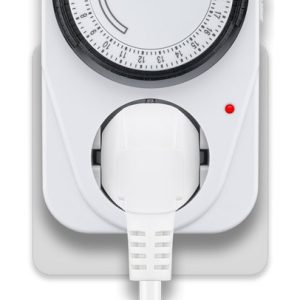 GOOBAY μηχανικός χρονοδιακόπτης ρεύματος 51276, λευκός 2 λευκός