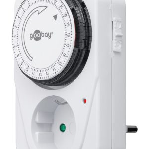 GOOBAY μηχανικός χρονοδιακόπτης ρεύματος 51276, λευκός 1 GOOBAY μηχανικός χρονοδιακόπτης ρεύματος 51276