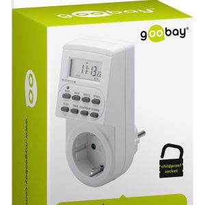 GOOBAY ψηφιακός χρονοδιακόπτης ρεύματος 51277, λευκός 2 λευκός