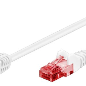 GOOBAY καλώδιο δικτύου 51525, CAT 6 U/UTP, γωνιακό, CCA, 5m, λευκό 1 GOOBAY καλώδιο δικτύου 51525