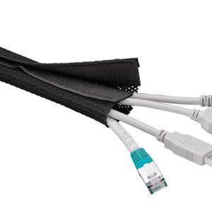 GOOBAY δεματικό καλωδίων 51919, Φ 40mm, 1.8m, μαύρο 2 Φ 40mm