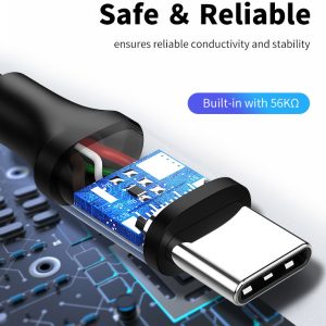 CABLETIME καλώδιο USB-C σε USB U323A, 15W, 480Mbps, 0.25m, μαύρο 3 480Mbps