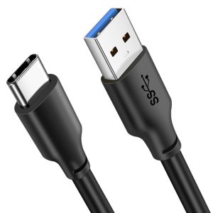 CABLETIME καλώδιο USB-C σε USB CMAMN, 15W, 5Gbps, 2m, μαύρο 1 CABLETIME καλώδιο USB-C σε USB CMAMN