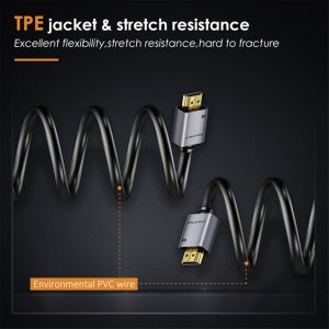 CABLETIME καλώδιο HDMI 2.0 CT-PHE2G, 4K/60Hz, 2m, μαύρο 3 2m