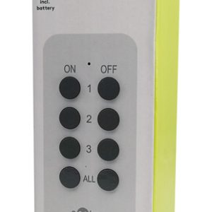 GOOBAY ασύρματο τηλεχειριστήριο 58691, για αντάπτορα ρεύματος, λευκό 3 λευκό