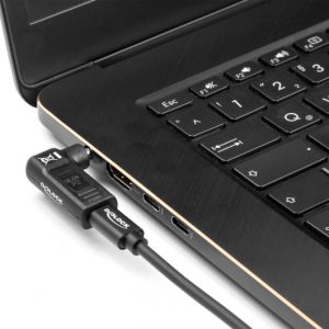 DELOCK αντάπτορας τροφοδοσίας 60007, USB-C σε Dell 4.5x3mm, 90°, μαύρος 3 90°