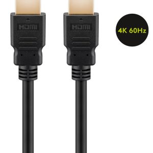 GOOBAY καλώδιο HDMI 2.0 60626, Ethernet, 4K/60Hz, 10.2 Gbps, 10m, μαύρο 3 4K/60Hz