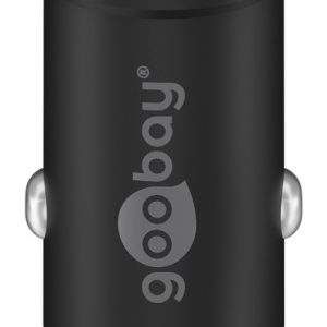 GOOBAY φορτιστής αυτοκινήτου 61739, USB & USB-C PD, 45W, μαύρος 2 USB & USB-C PD