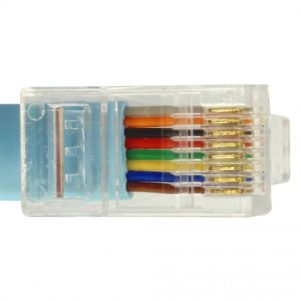 DELOCK Καλώδιο Serial RS-232 DB9 female σε RJ45 male, 1m, μπλε 3 63341 2