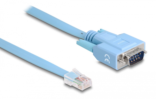 DELOCK καλώδιο serial RS-232 DB9 σε RJ45 63353 DELOCK καλώδιο serial RS-232 DB9 σε RJ45 63353