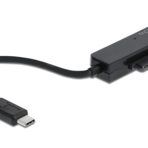 DELOCK αντάπτορας USB-C σε SATA 64084 με θήκη για 2.5" HDD/SSD, 6Gbps 4 64084 3