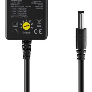 GOOBAY επιτοίχιος φορτιστής 64568, 3V-12V, 12W/1A, 12 tips 3 12W/1A